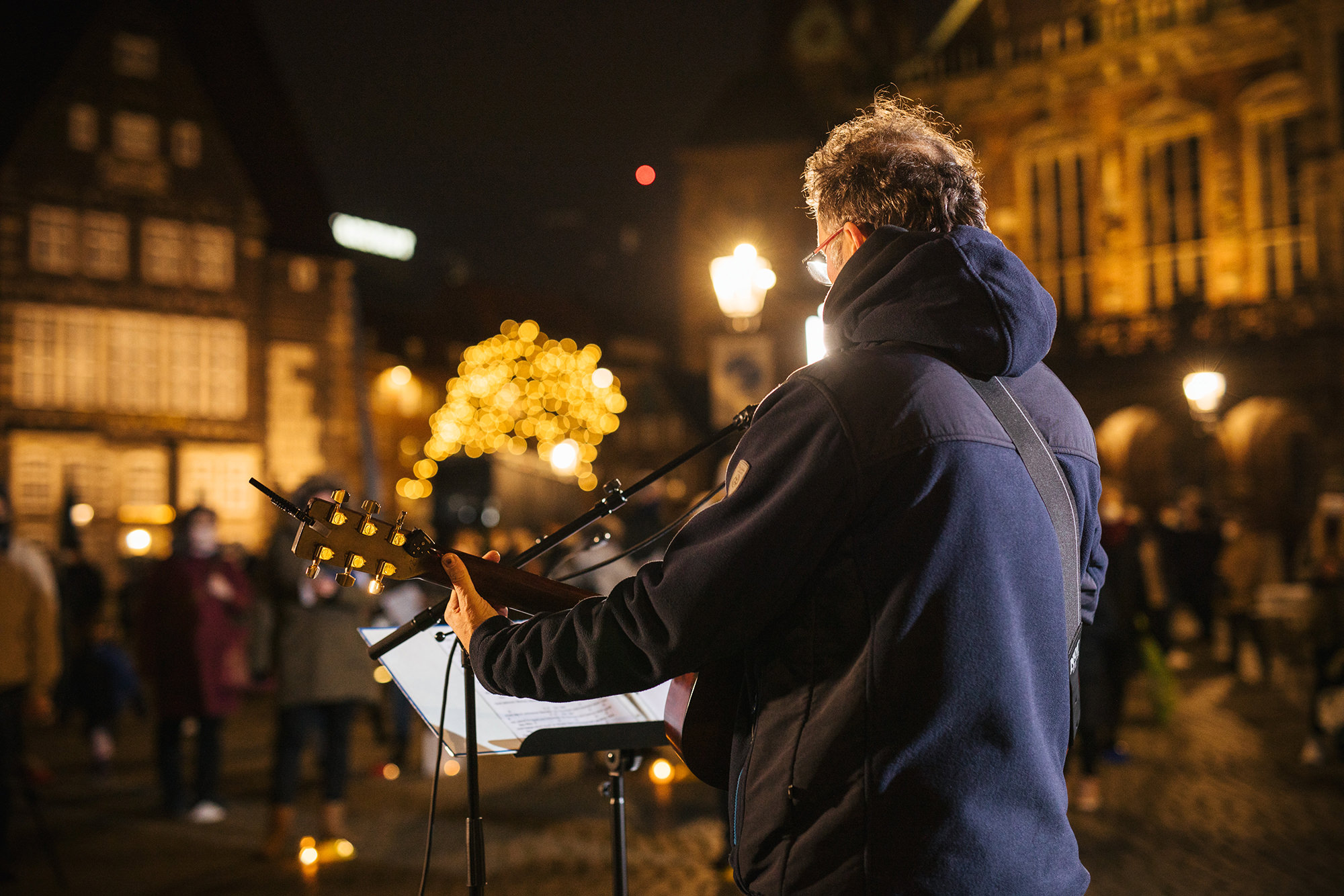 Livemusik auf dem Bremer Marktplatz